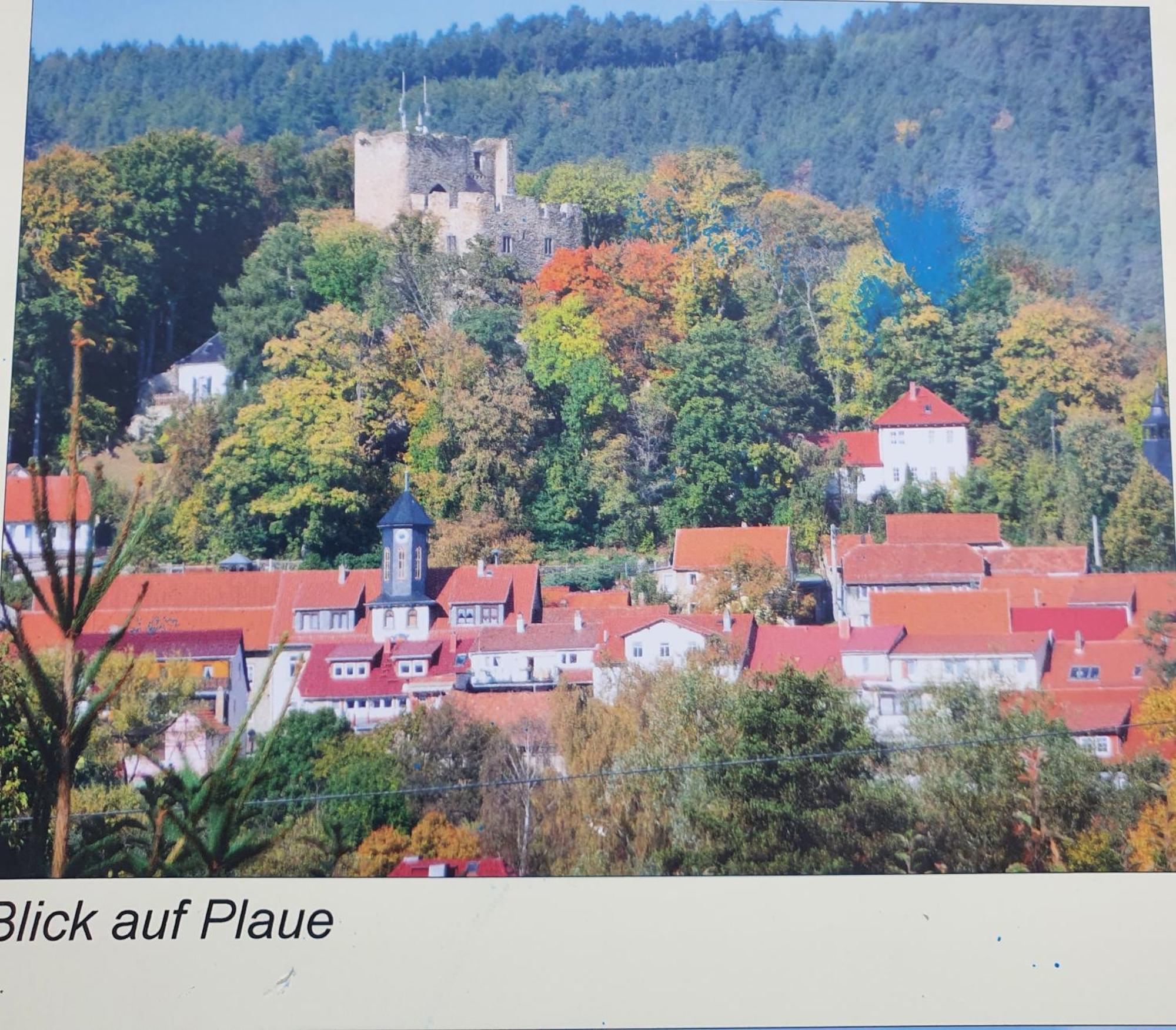 Ferienwohnung Burgblick Plaue  Exteriér fotografie